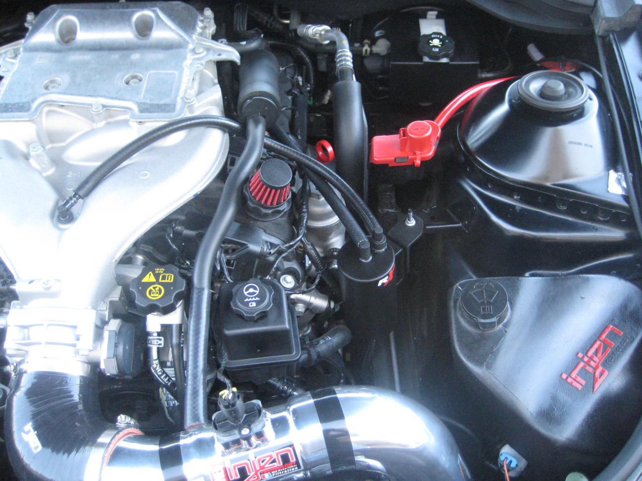 Catch can installed.