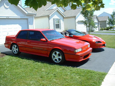 1988 Celebrity Eurosport VR, the only one made by GM in a red w/a five speed manual transmission. Now in Ohio