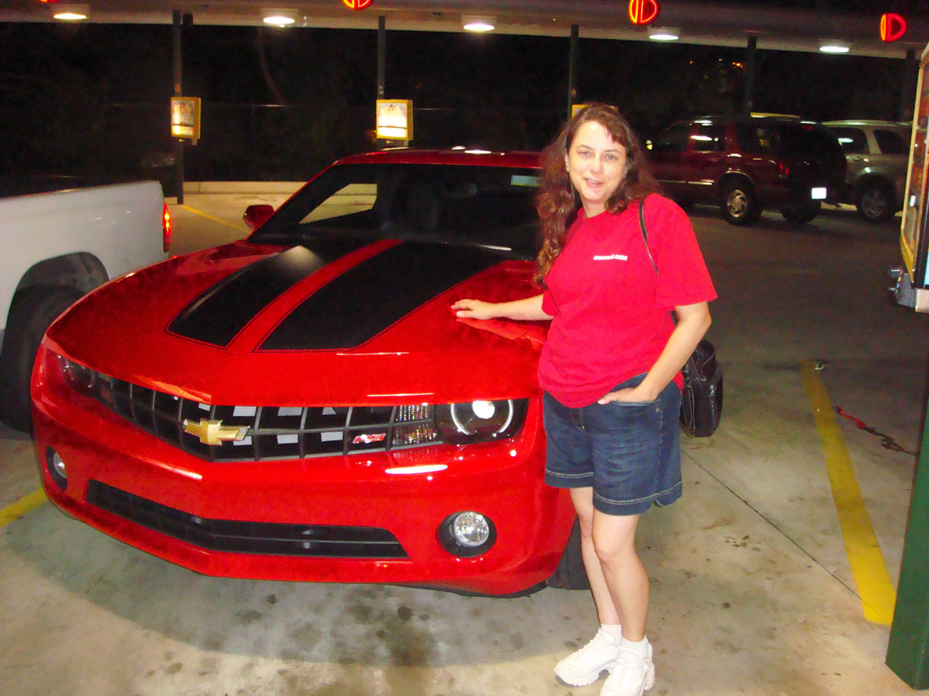 The Camaro got attention at Sonic that night, too