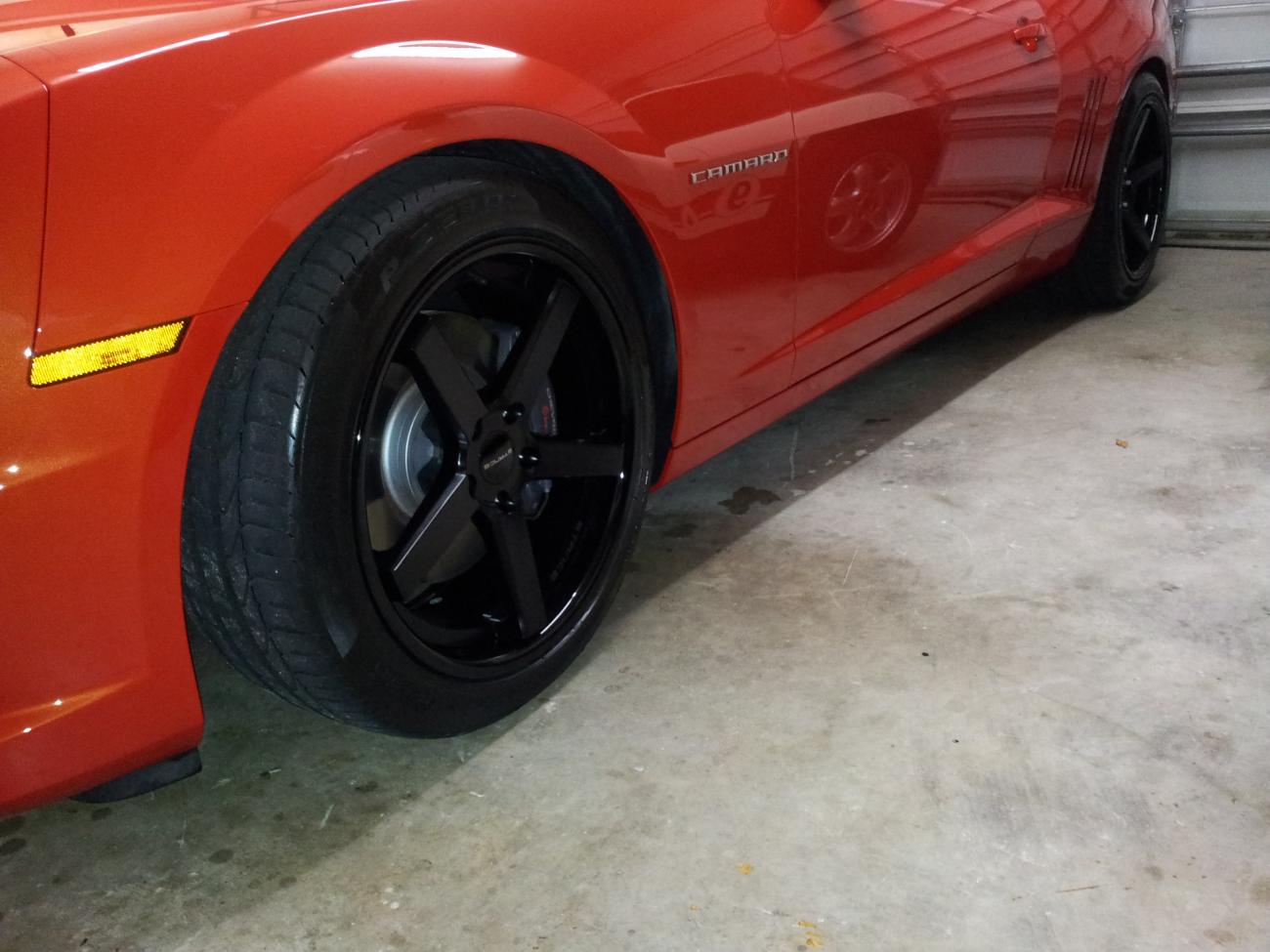 Just installed new wheels  (factory tires))