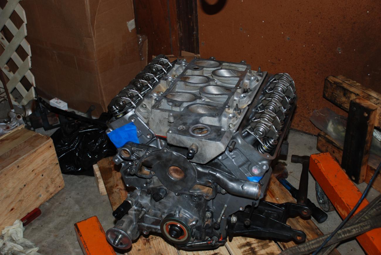 New engine (old manifold)