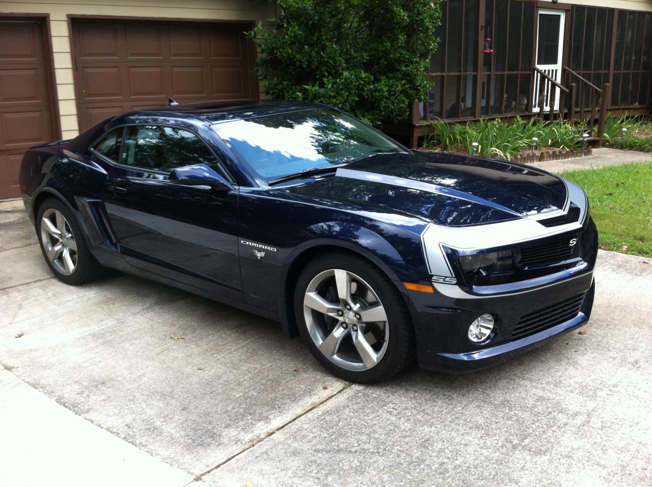 In my driveway (front passenger side)