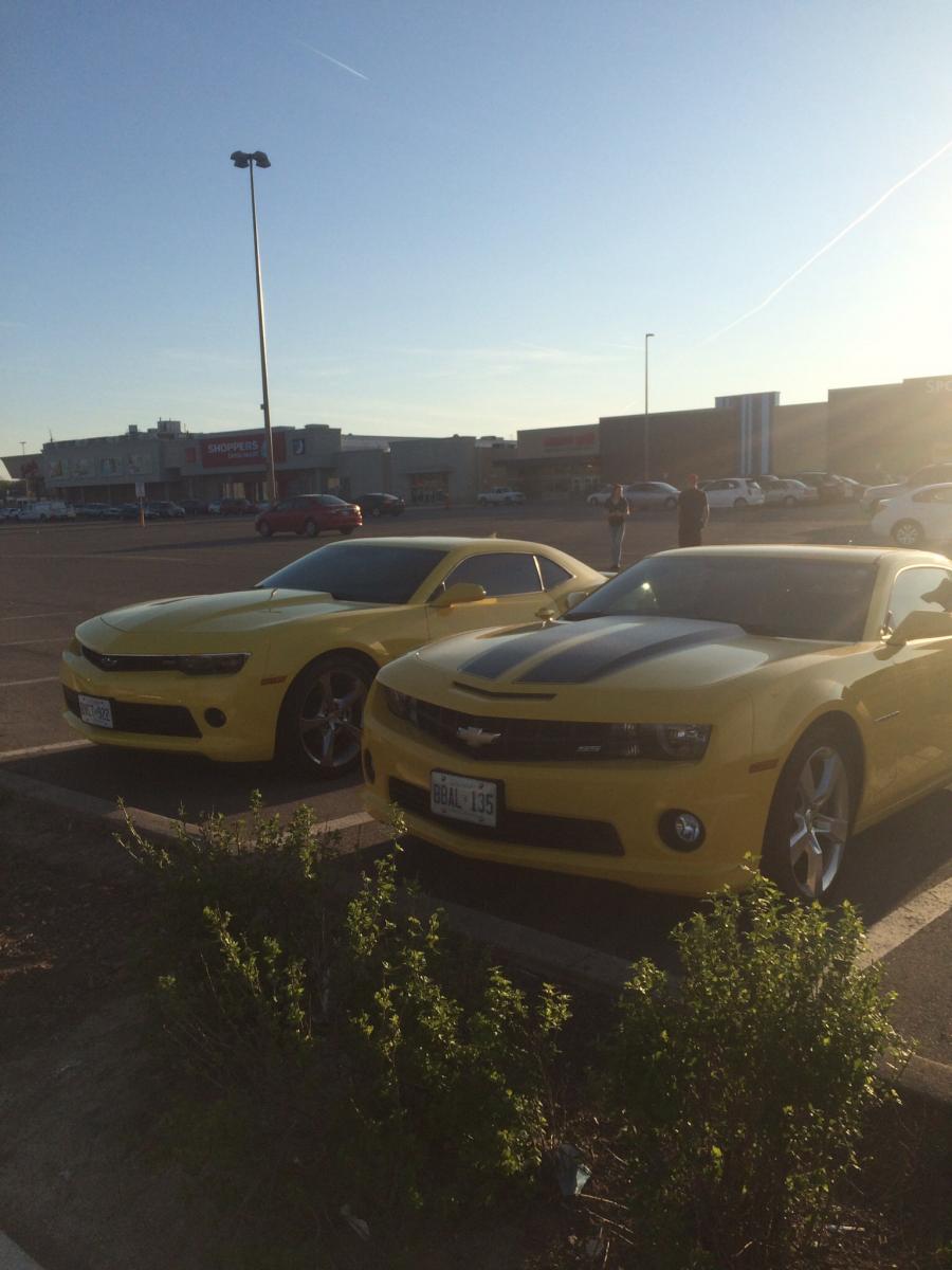 I love seeing and parking beside another camaro