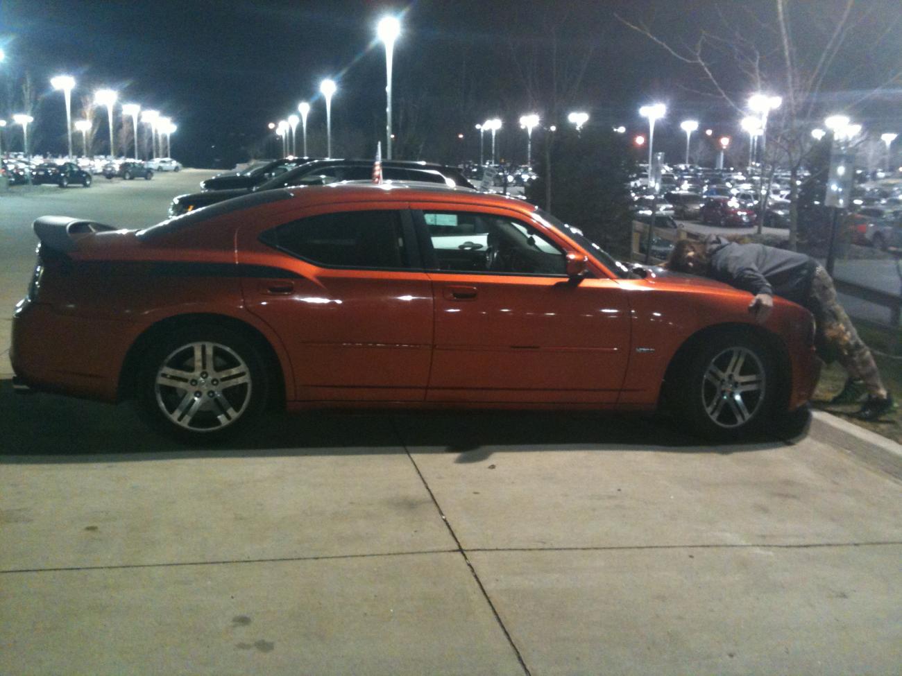 Trading in Mango to get the Camaro. Goodbye Mango I love you! Thanks for the good times! You are a great friend. Thanks for being my first muscle car!